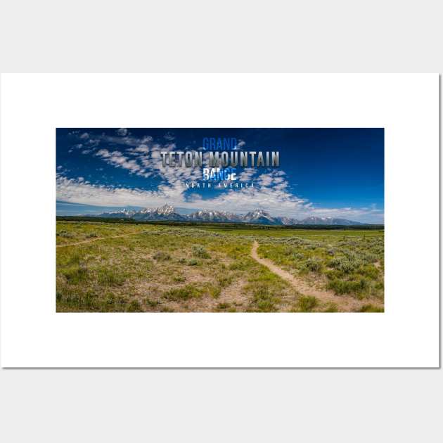 Grand Teton Mountain Range Wall Art by Gestalt Imagery